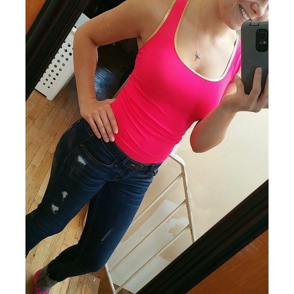 Stretchy Vibrant Lace Racerback - Picture 4 of 4